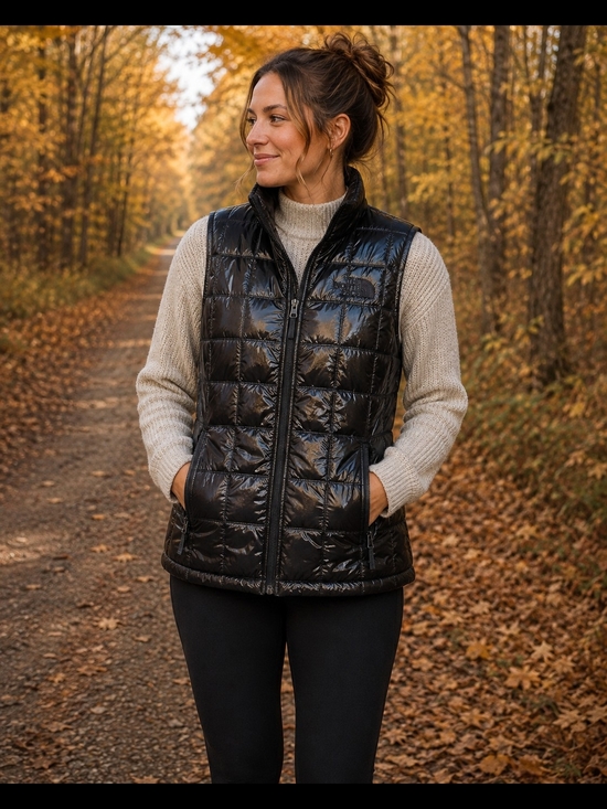 The North Face Jackets & Blazers - North Face Black Quilted Packable Vest - Women’s Lightweight Puffer Vest